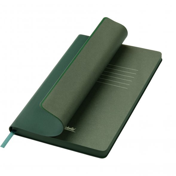Ежедневник Latte soft touch недатированный, зеленый 