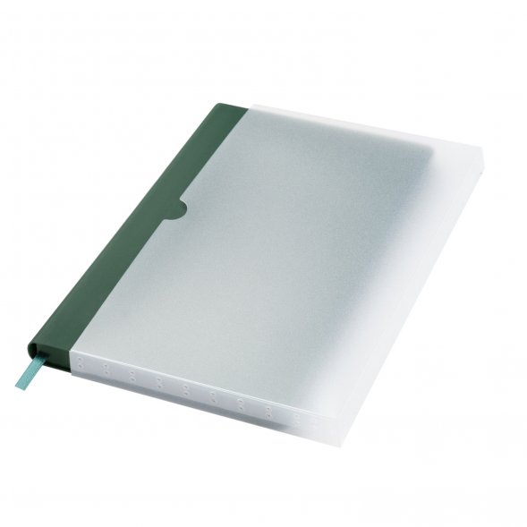 Ежедневник Latte soft touch недатированный, зеленый 