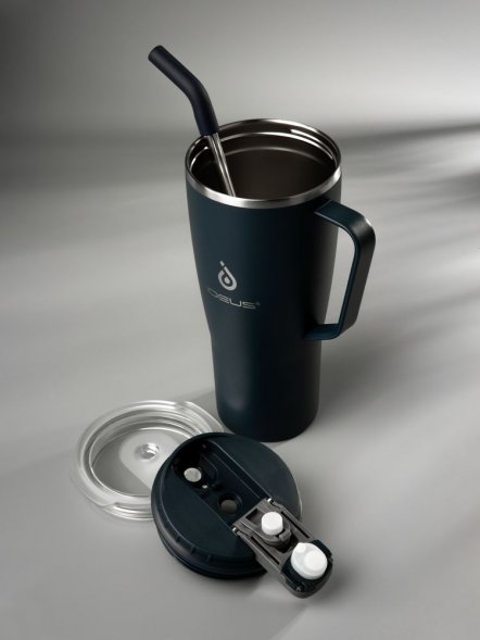 Термостакан Kasumigaoka, темно-синий 