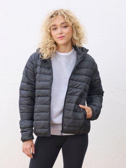 Куртка с капюшоном женская Stream Women, темно-синяя 