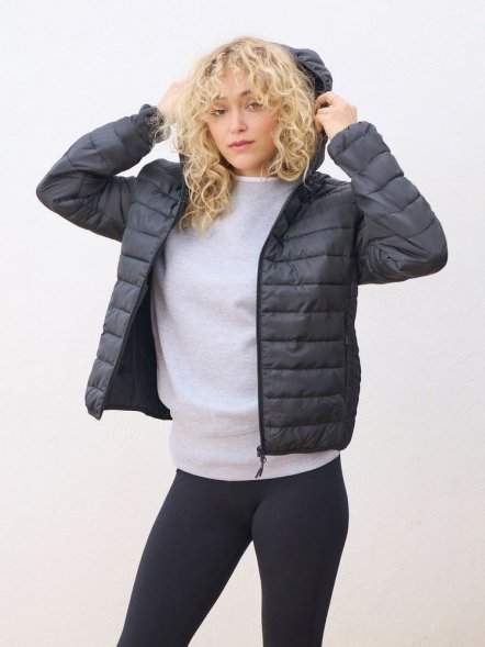 Куртка с капюшоном женская Stream Women, темно-синяя 