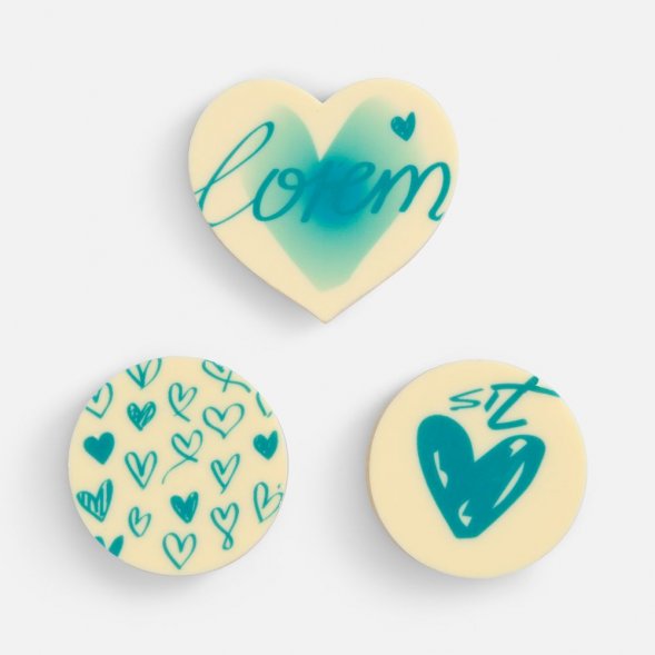 Набор из 3 печений Dream White на заказ 