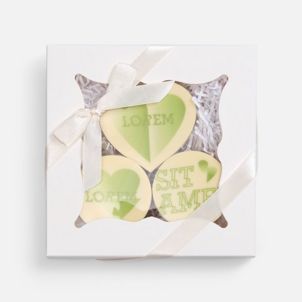 Набор из 3 печений Dream White на заказ 