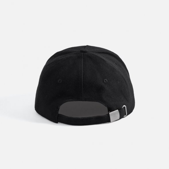 Бейсболка Long Beach, черная с красным 