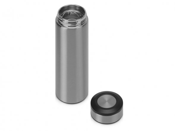 Термос Confident Metallic 420мл, серебристый 