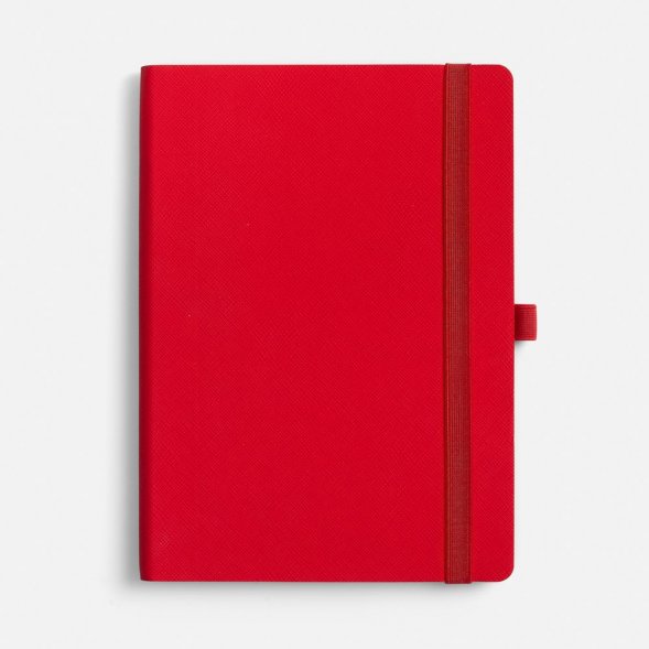Ежедневник Peel Flex, недатированный, красный 