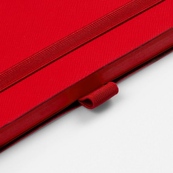 Ежедневник Peel Flex, недатированный, красный 