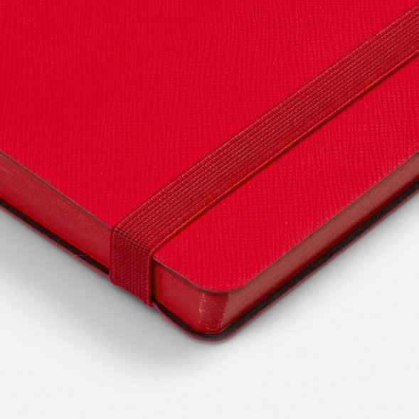 Ежедневник Peel Flex, недатированный, красный 