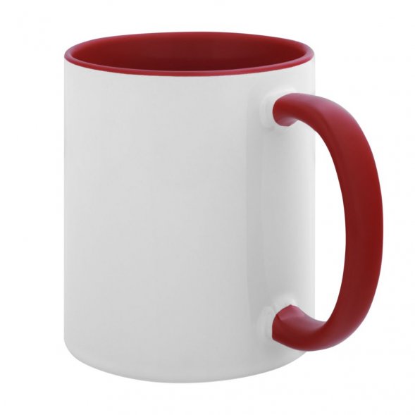 Кружка Promo Plus для сублимационной печати, красная 