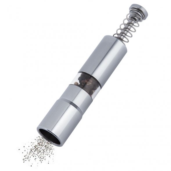 Мельница для специй Spice-trick, серебристая 