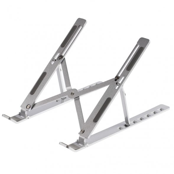 Подставка для ноутбука и планшета Scaffold Light, серебристая 