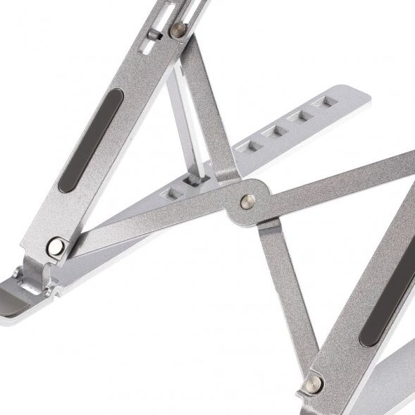 Подставка для ноутбука и планшета Scaffold Light, серебристая 