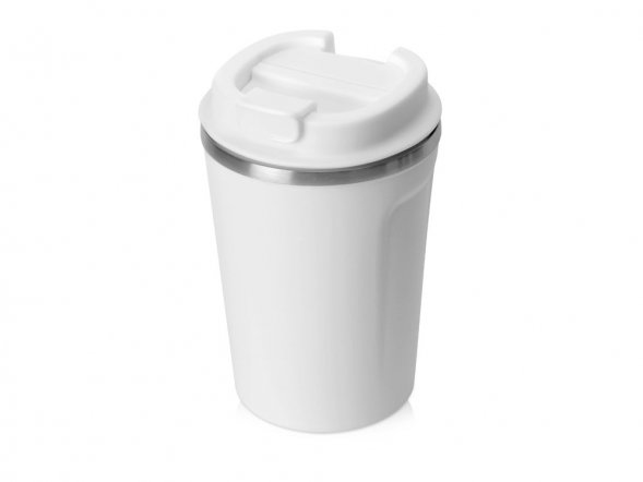 Термокружка CAFe COMPACT, 380 мл, белый 