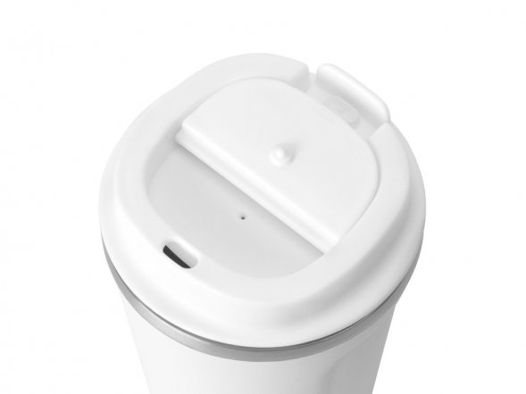 Термокружка CAFe COMPACT, 380 мл, белый 