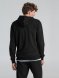 Толстовка на молнии с капюшоном Unit Siverga, черная 