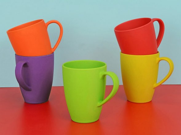 Кружка Grain из натуральных волокон, фиолетовый 