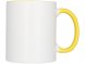 Цветная кружка Pix для сублимации, белый/желтый 