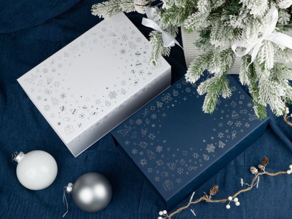 Коробка Snowlace, белая 