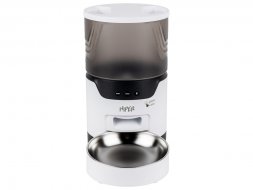 Умная Wi-Fi кормушка IoT Pet Feeder, 3000 мл, белый/черный