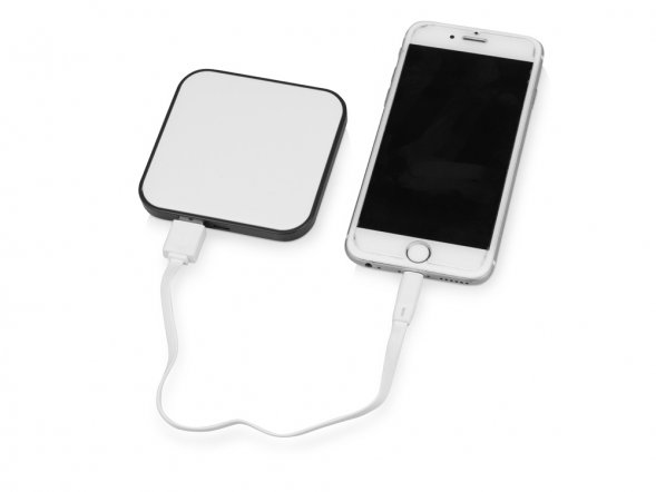 Портативное зарядное устройство (power bank) Квадрум, 2600 mAh, черный 