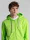Толстовка на молнии с капюшоном Unit Siverga, зеленое яблоко 