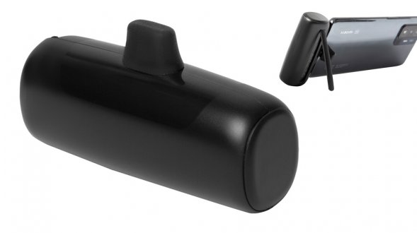 Внешний аккумулятор с разъёмом Type-C Inject, 4000 mAh, черный 