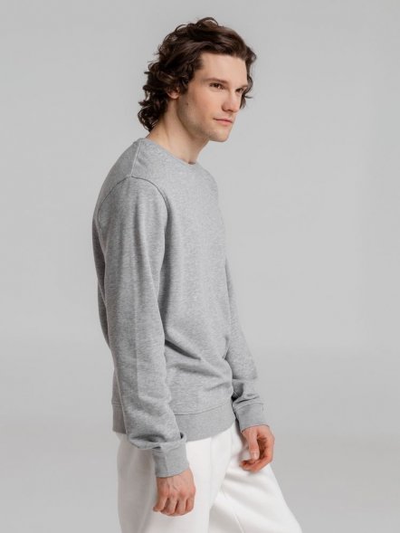 Свитшот унисекс BNC Inspire (Organic), серый меланж 