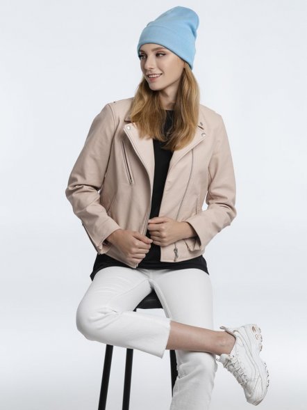 Шапка Real Talk, голубая 