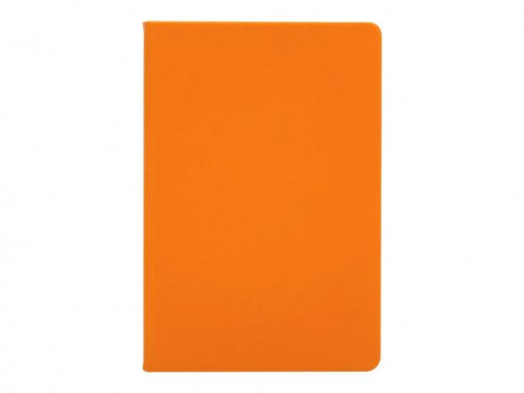 Бизнес-блокнот С3 софт-тач с магнитом, твердая обложка, 128 листов, оранжевый 