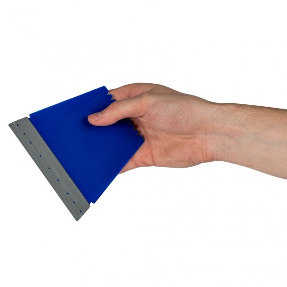 Скребок с водосгоном Snowie, синий 