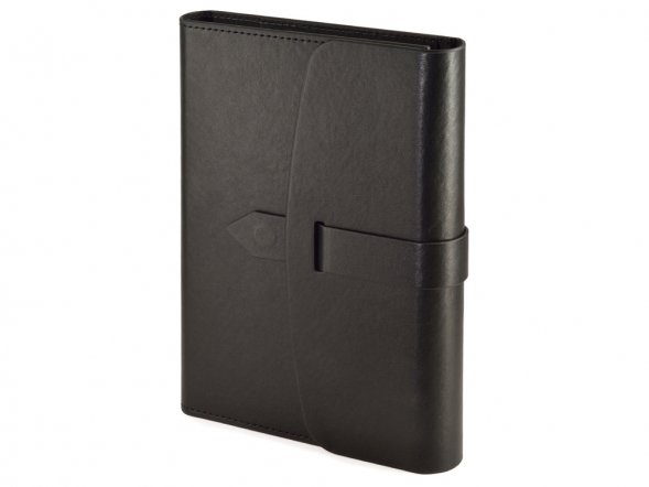 Ежедневник недатированный А5 Senate с магнитным клапаном, черный 