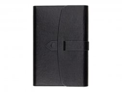 Ежедневник недатированный А5 Senate с магнитным клапаном, черный