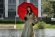 Зонт складной Monsoon, красный под нанесение