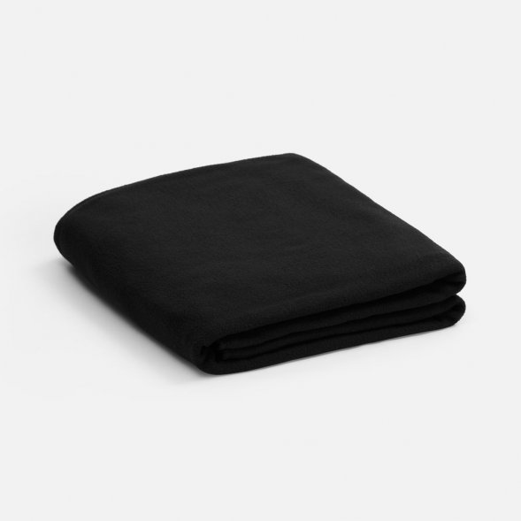 Флисовый плед Warm&amp;amp;Peace XL, черный 
