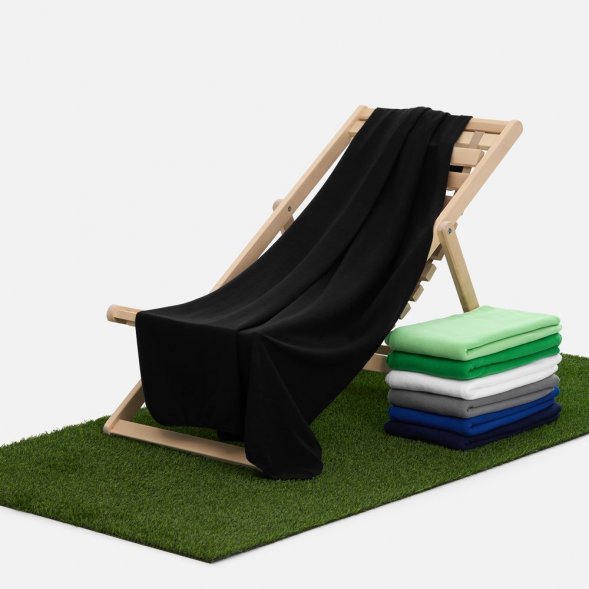 Флисовый плед Warm&amp;amp;Peace XL, черный 