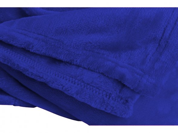 Плед мягкий флисовый Fancy, темно-синий 