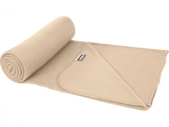 Плед Willow из флиса, вторичного ПЭТ, бежевый 