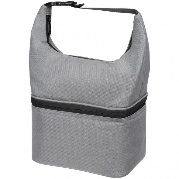 Термосумка с ланчбоксом Smakk, серая 