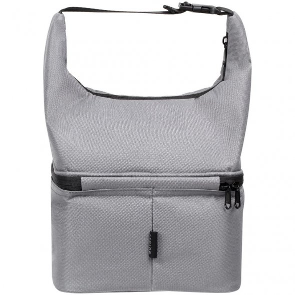 Термосумка с ланчбоксом Smakk, серая 