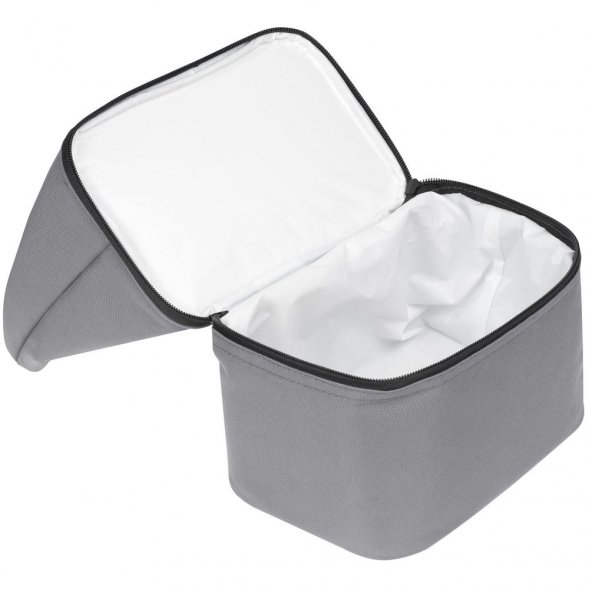 Термосумка с ланчбоксом Smakk, серая 