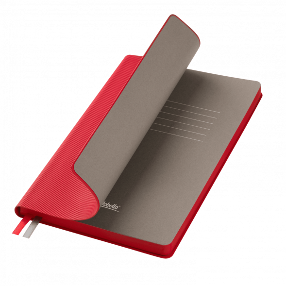 Ежедневник Rain недатированный, красный (без упаковки, без стикера) 