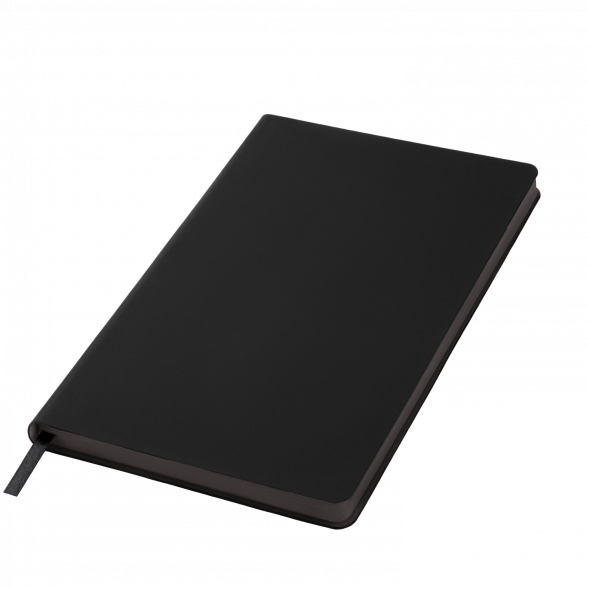 Ежедневник Latte soft touch недатированный, черный 