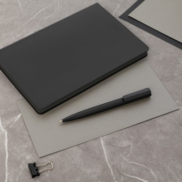 Ежедневник Latte soft touch недатированный, черный 