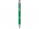 Шариковая кнопочная ручка Moneta с матовым антискользящим покрытием, зеленый 