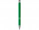 Шариковая кнопочная ручка Moneta с матовым антискользящим покрытием, зеленый 