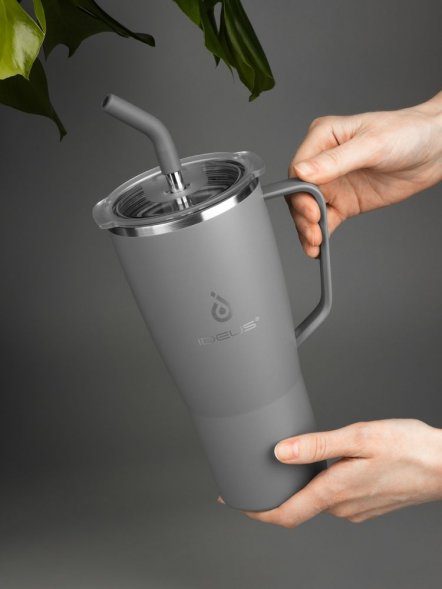 Термостакан Kasumigaoka, серый 