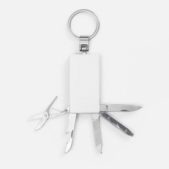 Брелок-мультитул Toolful, белый 