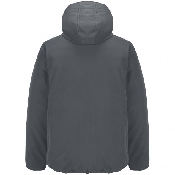 Куртка софтшелл с капюшоном мужская Falcon Men, темно-серая 