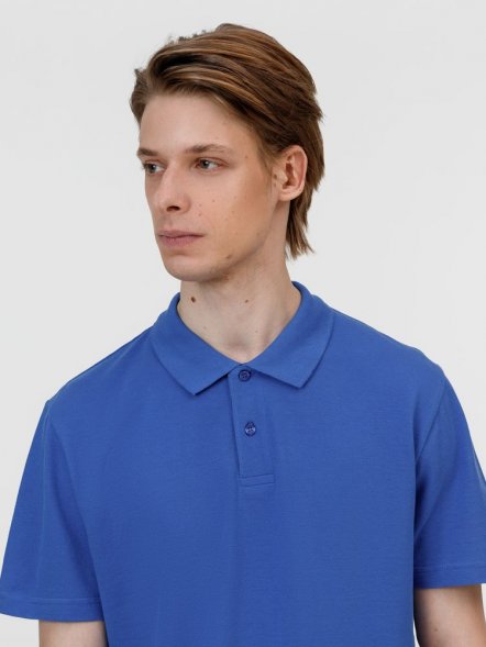 Рубашка поло унисекс Pulse, ярко-синяя (royal) 