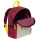 Рюкзак детский Kiddo, бордовый с серым 